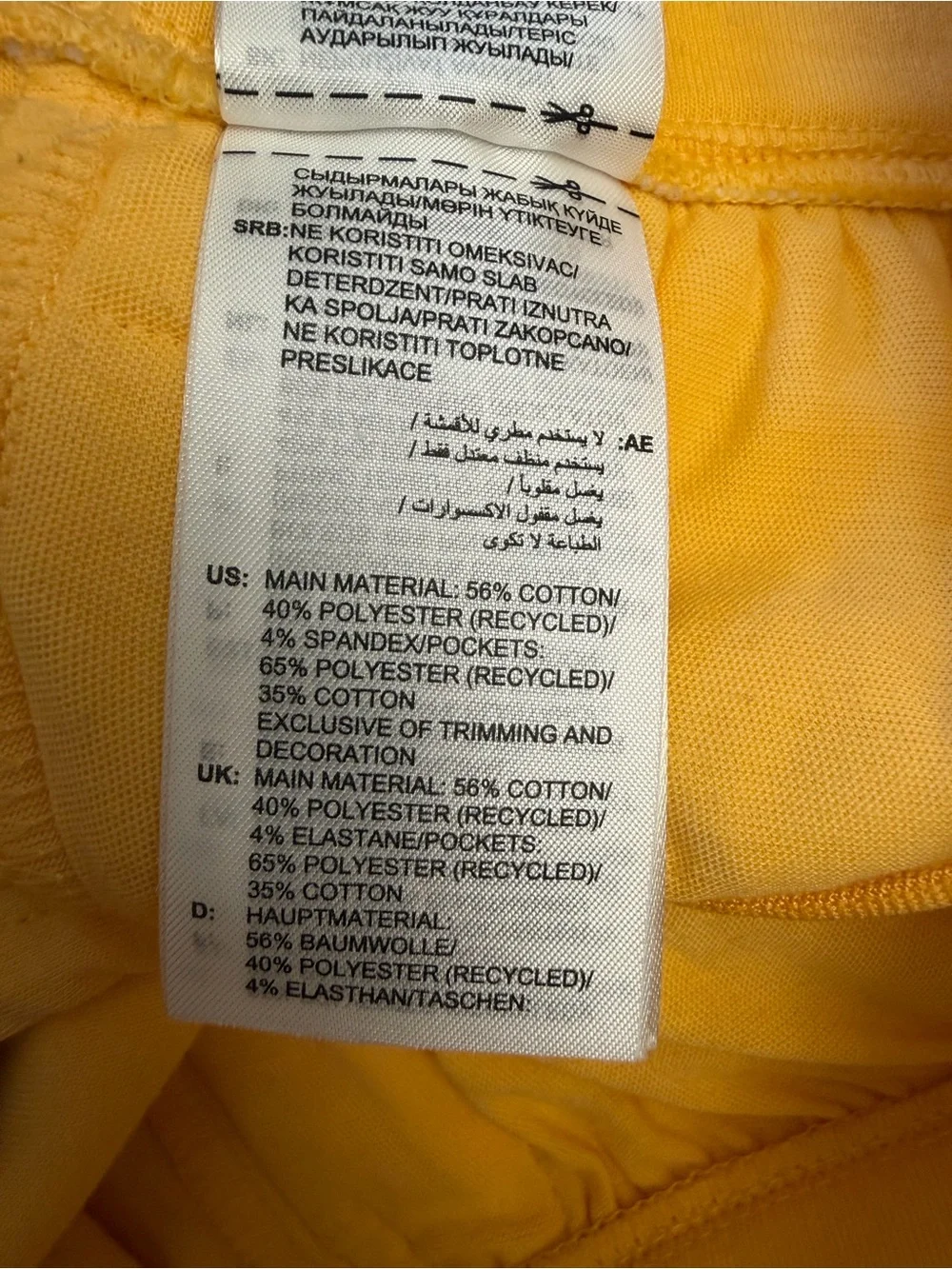 adidas Men’s ZNE Premium Yellow Sweat Shorts | Athletic Athleisure Warmup | S